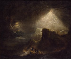 Josué Ordenando al Sol Detenerse, siglo XIX de John Martin